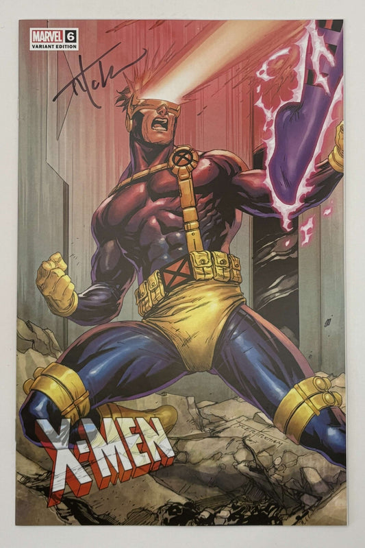 [Signed by Tyler Kirkham] X - MEN 6 Tyler Kirkham Unknown Connecting Cover Excl Var - DelsBricks Toys & CollectiblesComic BookDelsBricks Toys & CollectiblesUnknown Comic Books