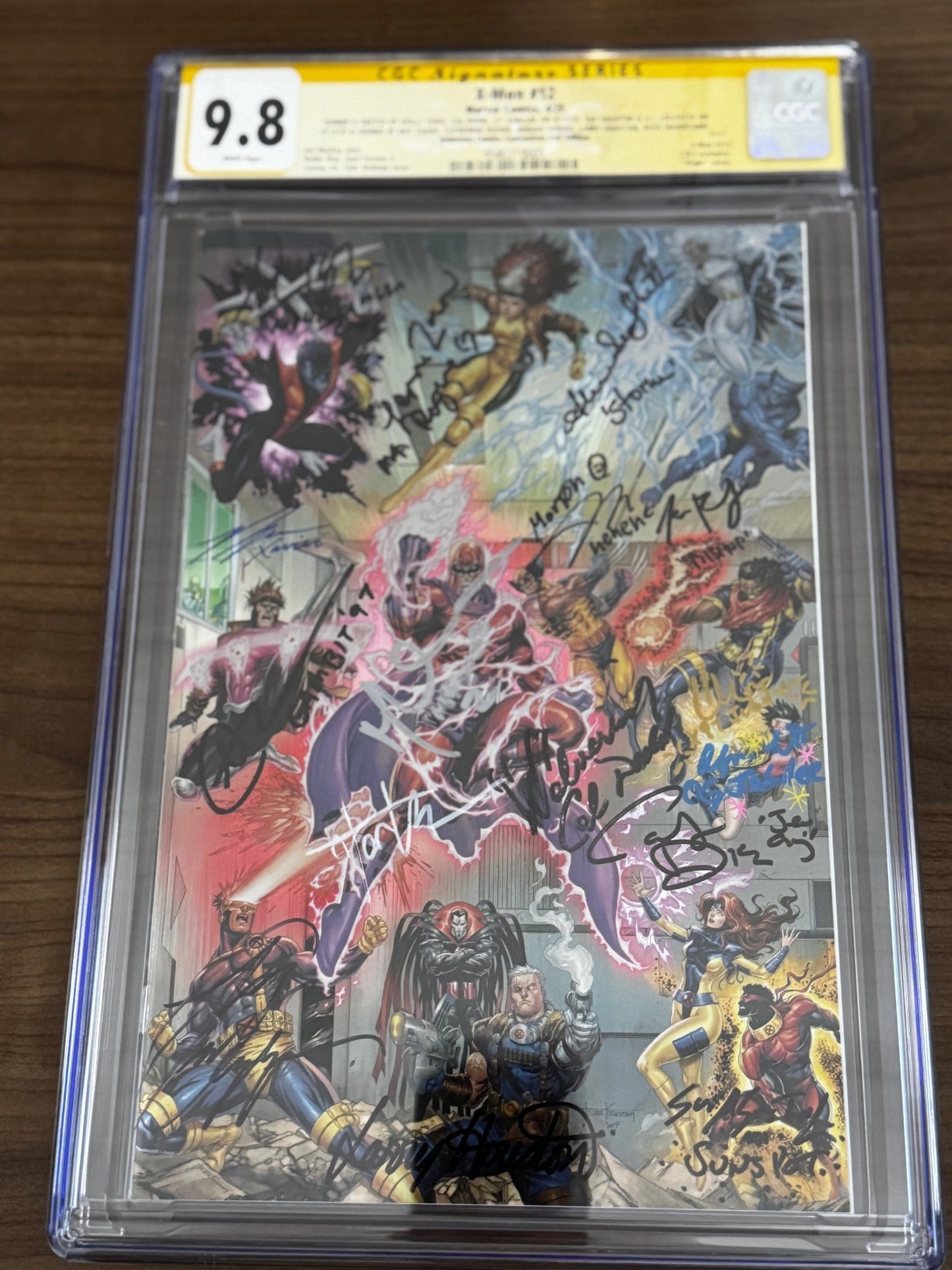 [SIGNED CGC 9.8 YELLOW LABLE] [16 TIMES SIGNED] X - Men 12 Unknown Comic Tyler Kirkham C2E2 2025 Exclusive Var [IN STOCK] - DelsBricks Toys & CollectiblesCOMIC BOOKDelsBricks Toys & CollectiblesUnknown Comic Books