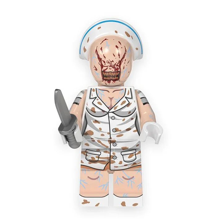 Silent Hill Nurse Lego Minifigures Custom Horror Toys - DelsBricks MinifiguresLego Horror MinifiguresDelsBricks MinifiguresDelsbricks.com