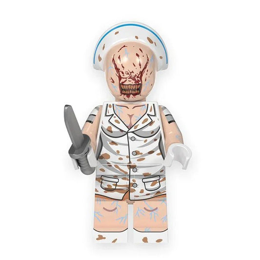 Silent Hill Nurse Lego Minifigures Custom Horror Toys - DelsBricks MinifiguresLego Horror MinifiguresDelsBricks MinifiguresDelsbricks.com
