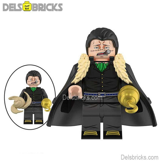 Sir Crocodile from ONE PIECE Anime Lego Minifigures custom toys 1 - DelsBricks MinifiguresMinifiguresDelsBricks MinifiguresDelsbricks