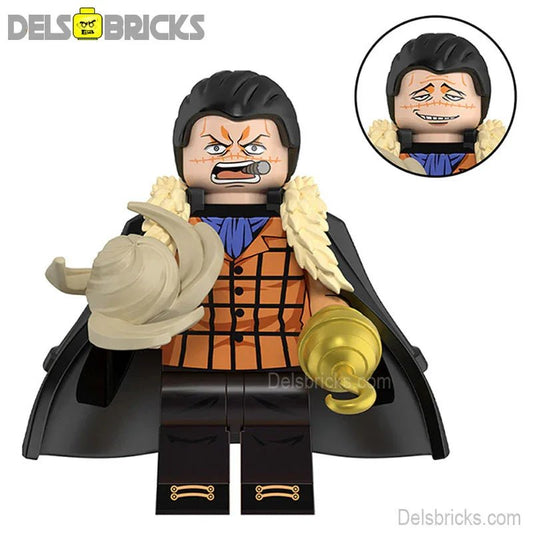 Sir Crocodile from ONE PIECE Anime Lego Minifigures custom toys 2 - DelsBricks MinifiguresMinifiguresDelsBricks MinifiguresDelsbricks