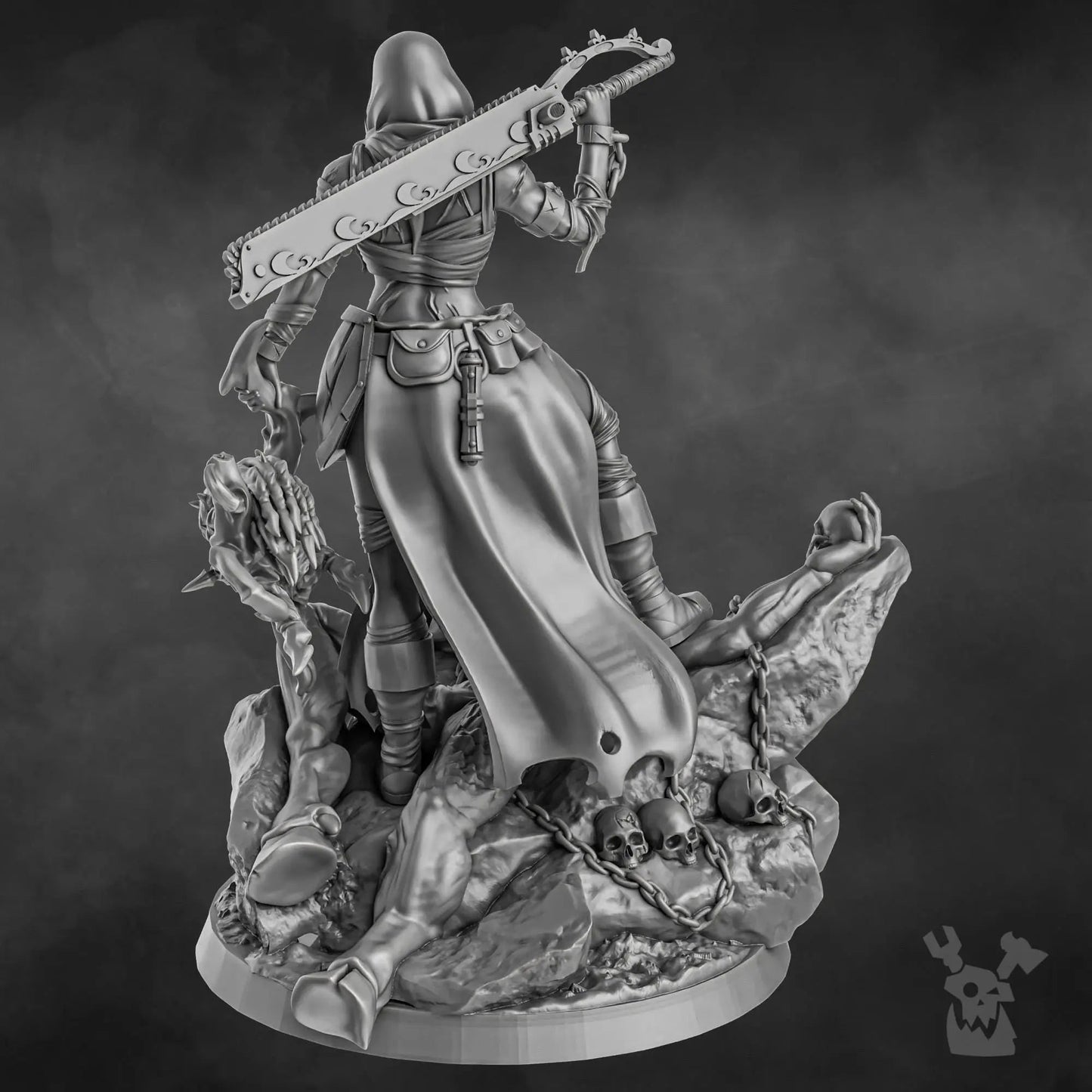 Sister Executioner (34mm and 70mm versions) by DakkaDakka 28/32mm Heroic Scale Miniature - DelsBricks Toys & CollectiblesResin Printed MiniatureDelsBricks Toys & CollectiblesMega Diamonds & Schwartzreiter Mini Forge