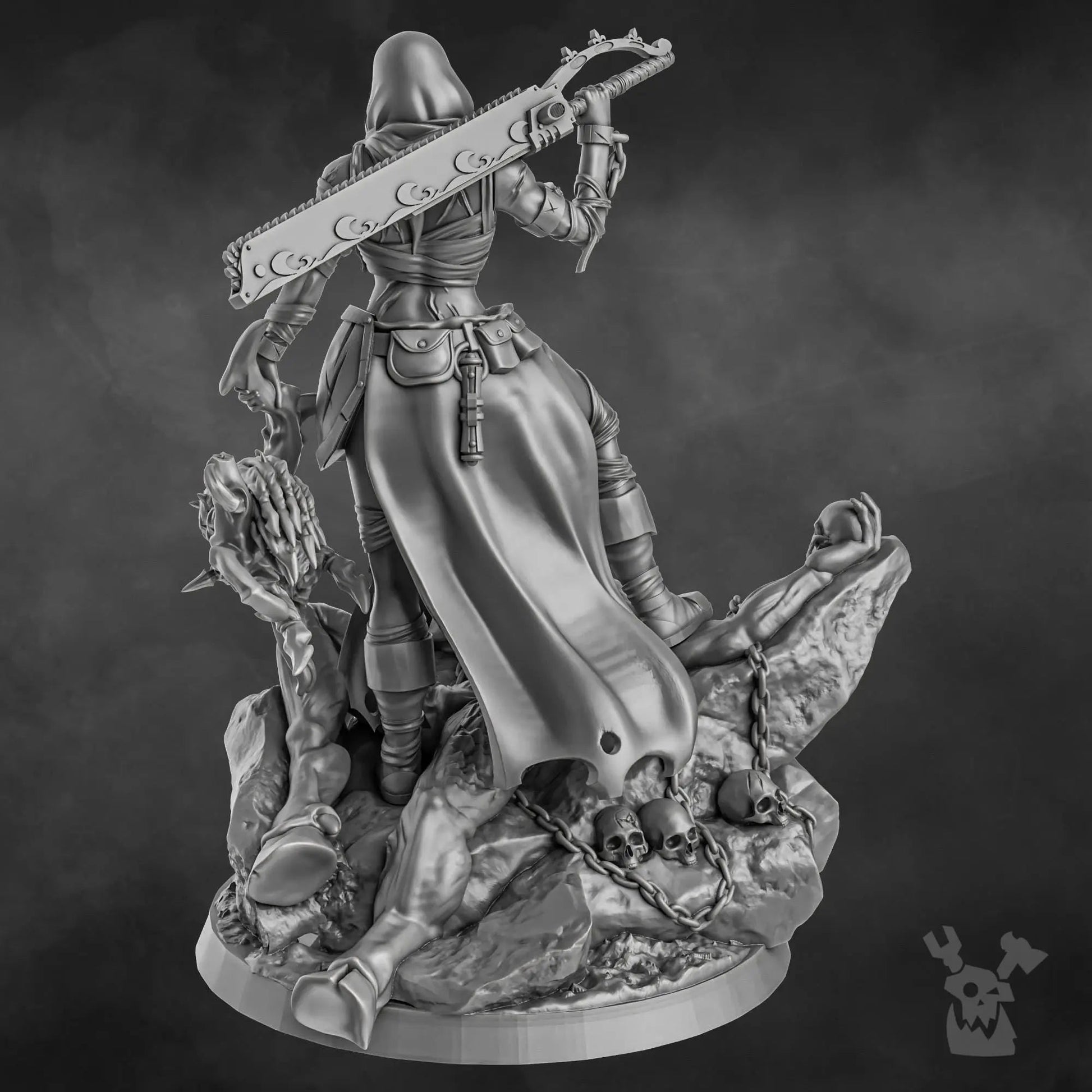 Sister Executioner (34mm and 70mm versions) by DakkaDakka 28/32mm Heroic Scale Miniature - DelsBricks Toys & CollectiblesResin Printed MiniatureDelsBricks Toys & CollectiblesMega Diamonds & Schwartzreiter Mini Forge