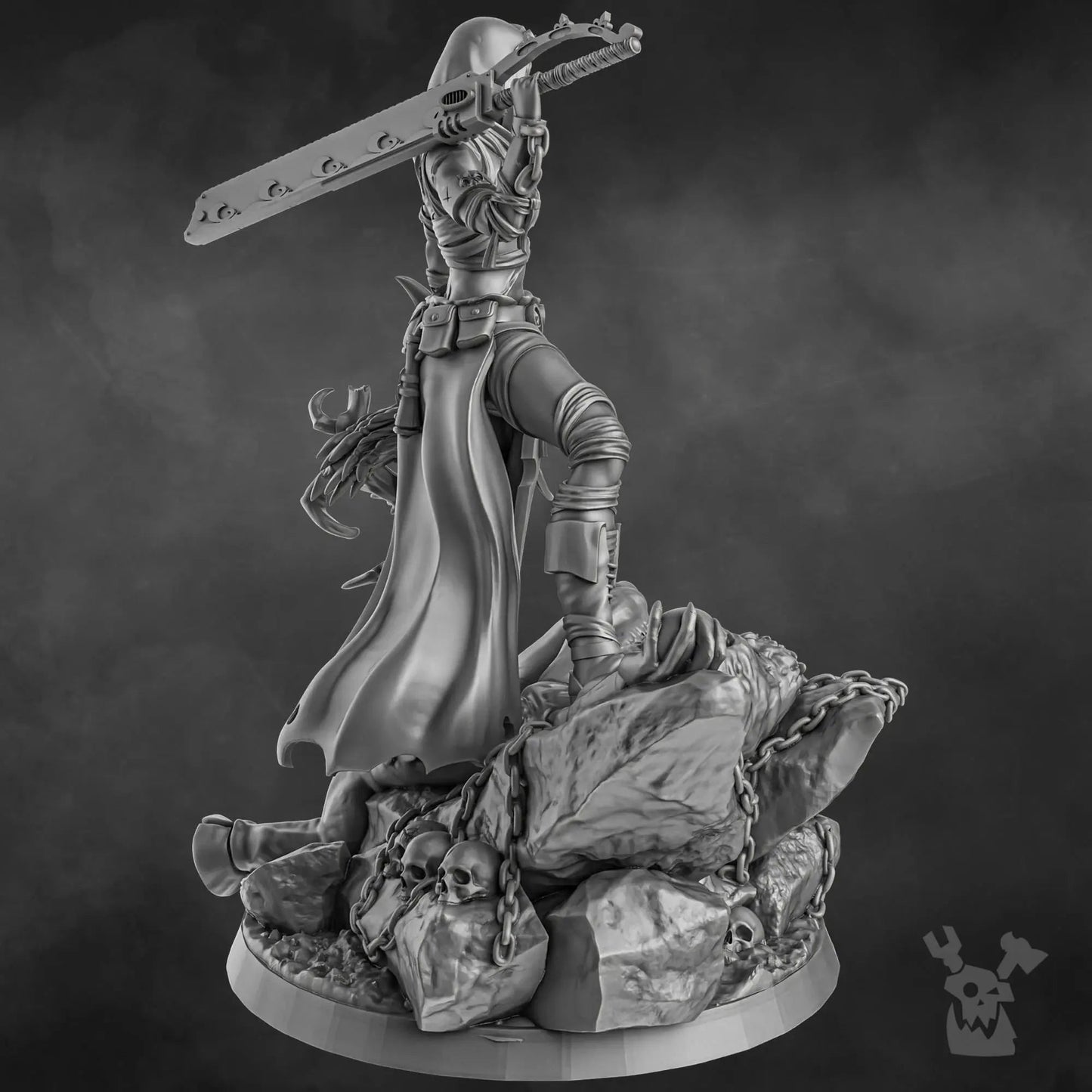 Sister Executioner (34mm and 70mm versions) by DakkaDakka 28/32mm Heroic Scale Miniature - DelsBricks Toys & CollectiblesResin Printed MiniatureDelsBricks Toys & CollectiblesMega Diamonds & Schwartzreiter Mini Forge