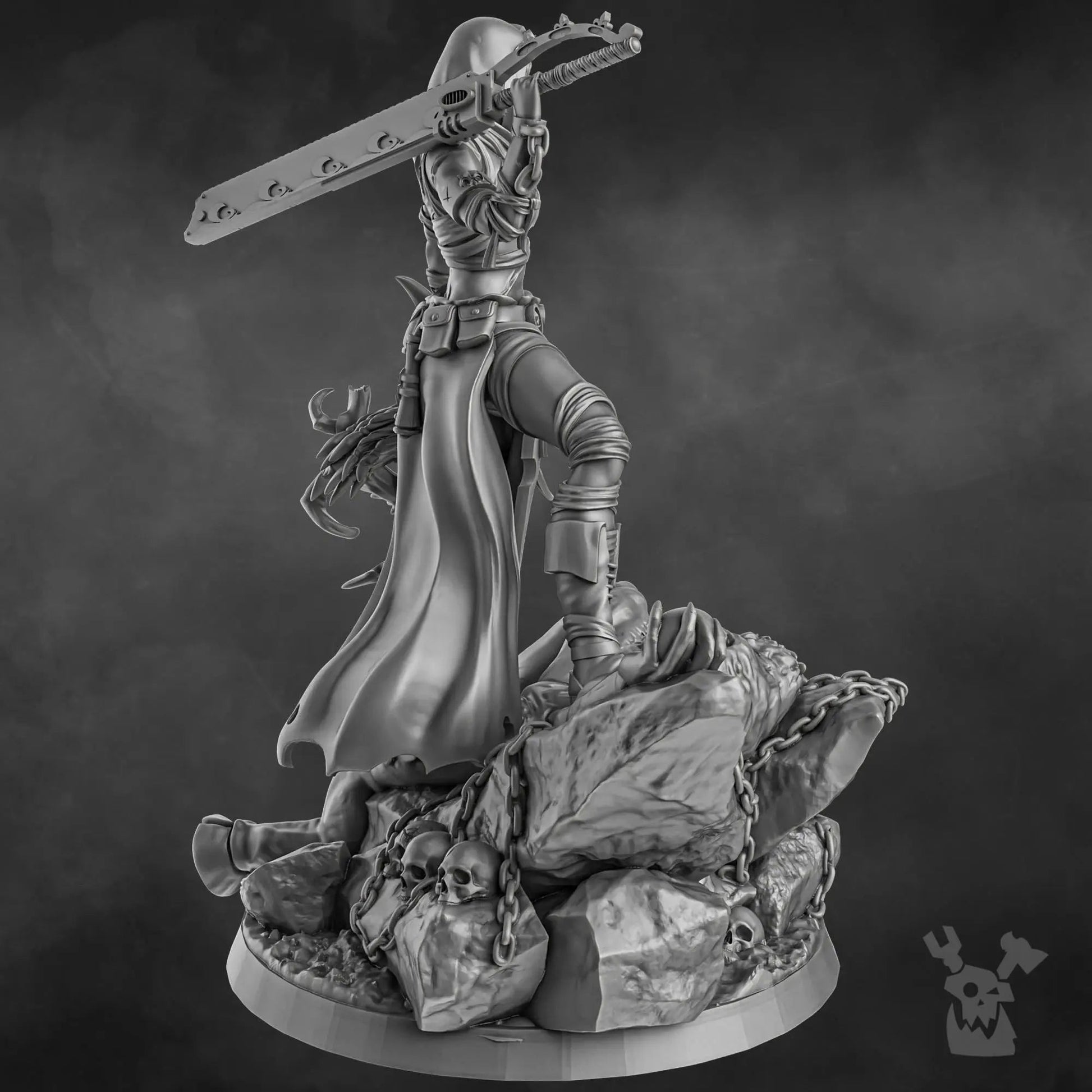 Sister Executioner (34mm and 70mm versions) by DakkaDakka 28/32mm Heroic Scale Miniature - DelsBricks Toys & CollectiblesResin Printed MiniatureDelsBricks Toys & CollectiblesMega Diamonds & Schwartzreiter Mini Forge