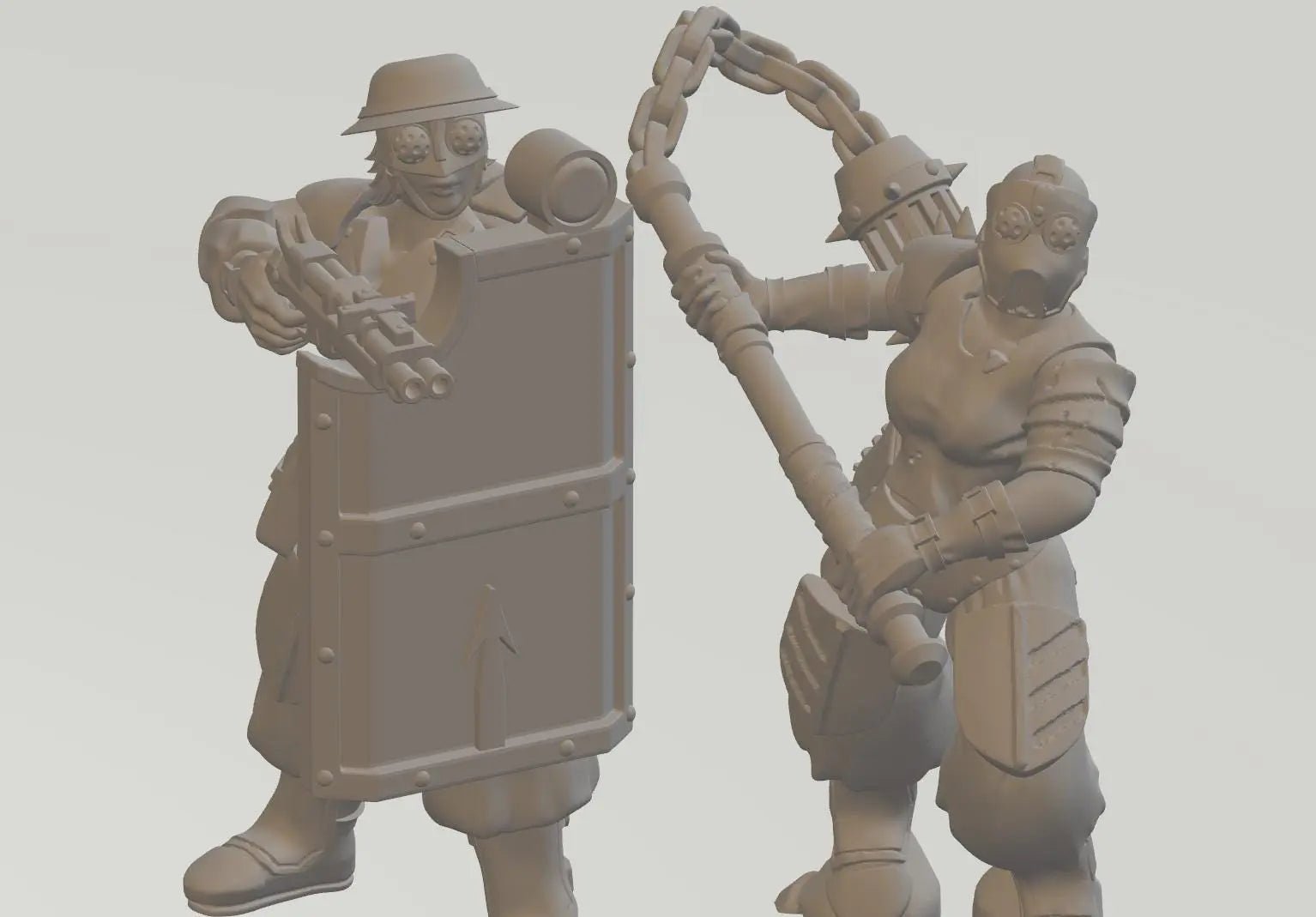 Sisterhood of the Crusade by Ratman Forge 32mm scale miniature, Includes base and stand, For any sci - fi, Grim Dark or OPR, Trench Crusade - DelsBricks Toys & CollectiblesResin Printed MiniatureDelsBricks Toys & CollectiblesMega Diamonds & Schwartzreiter Mini Forge
