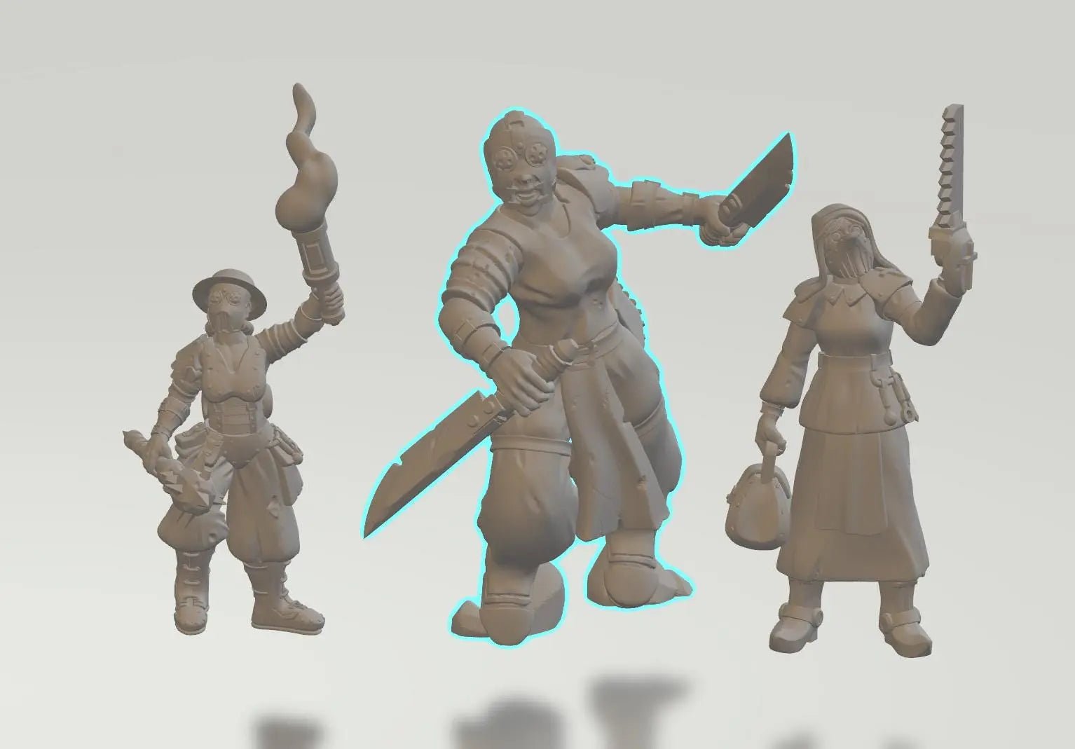 Sisterhood of the Crusade by Ratman Forge 32mm scale miniature, Includes base and stand, For any sci - fi, Grim Dark or OPR, Trench Crusade - DelsBricks Toys & CollectiblesResin Printed MiniatureDelsBricks Toys & CollectiblesMega Diamonds & Schwartzreiter Mini Forge