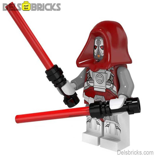 Sith Warrior Lego Minifigures Custom Star Wars Toys - DelsBricks MinifiguresLego Star Wars MinifiguresDelsBricks MinifiguresDelsbricks.com