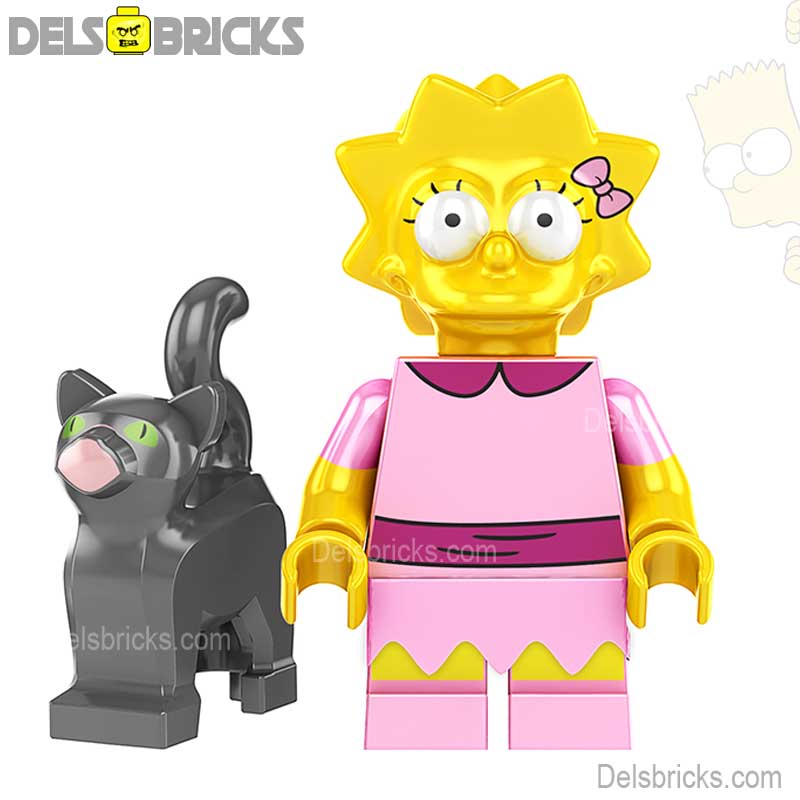 Lisa Simpson | The Simpsons Lego Minifigures Custom toys New