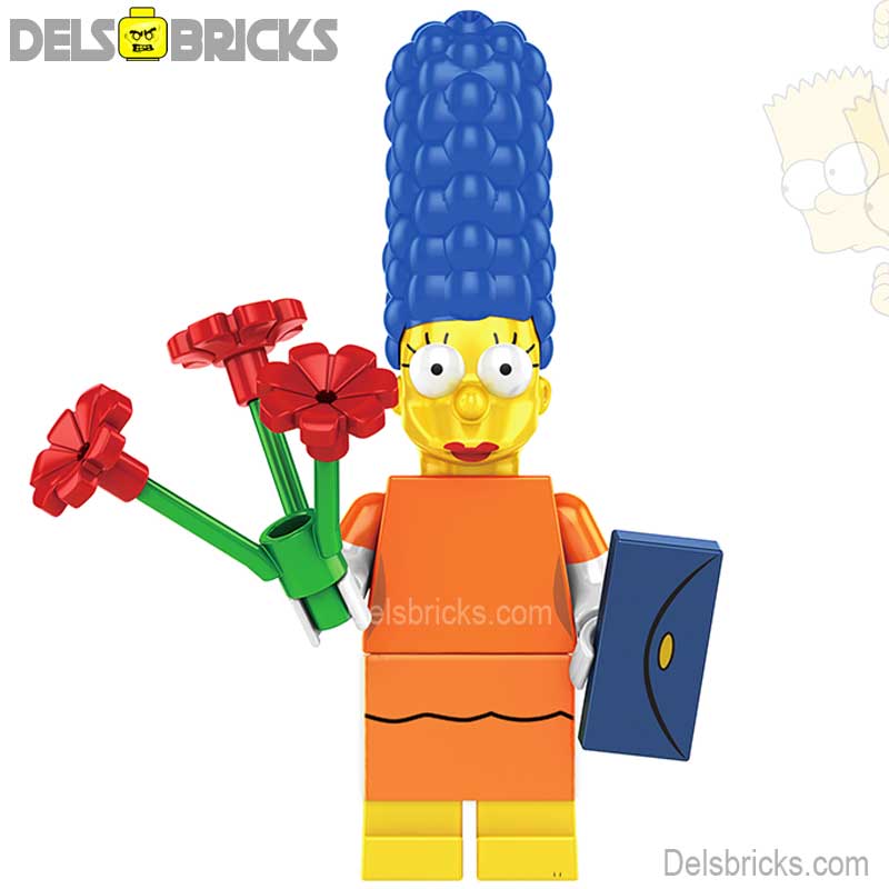 Marge Simpson | The Simpsons Lego Minifigures Custom toys New