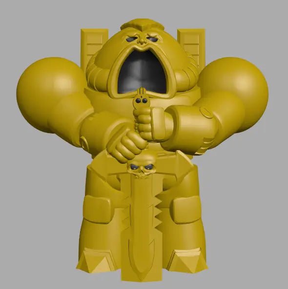 Space King by 3DArtGuy 28/32mm scale, 50/100mm, Miniature War Gaming Figure, Grim Dark, Space, Proxy, Space King - DelsBricks Toys & CollectiblesResin Printed MiniatureDelsBricks Toys & CollectiblesMega Diamonds & Schwartzreiter Mini Forge