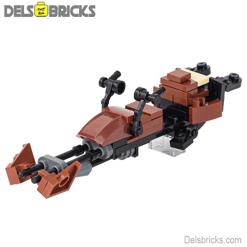 Speeder Bike Star Wars Lego Minifigures Custom Toys - DelsBricks MinifiguresMinifiguresDelsBricks MinifiguresDelsbricks