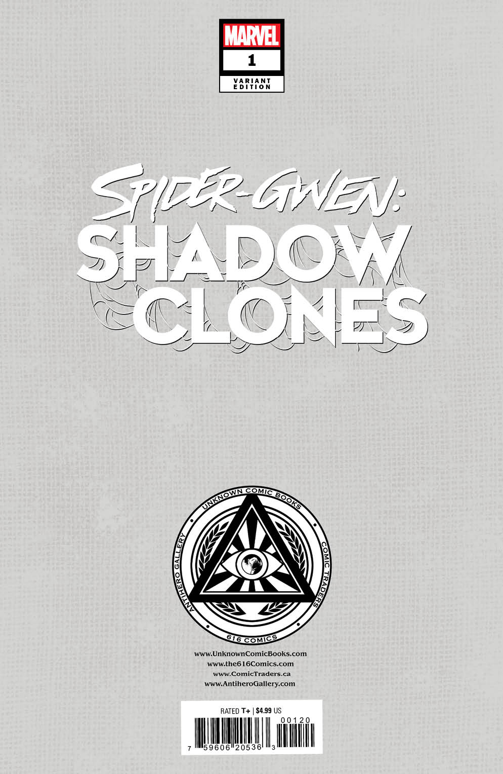 Spider - Gwen: Shadow Clones 1 Unknown Comics Kael Ngu Exclusive Var (03/01/2023) - DelsBricks Toys & CollectiblesCOMIC BOOK EXCLUSIVEDelsBricks Toys & CollectiblesUnknown Comic Books
