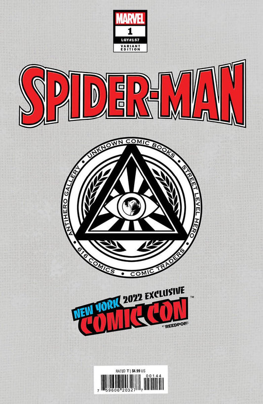 SPIDER - MAN 1 UNKNOWN COMICS SABINE RICH NYCC 2022 EXCLUSIVE VIRGIN VAR (10/05/2022) - DelsBricks Toys & CollectiblesComic BooksDelsBricks Toys & CollectiblesUnknown Comic Books