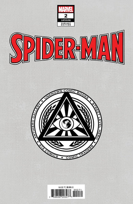Spider - Man 2 Unknown Comics Jay Anacleto Exclusive Var (11/09/2022) - DelsBricks Toys & CollectiblesCOMIC BOOK EXCLUSIVEDelsBricks Toys & CollectiblesUnknown Comic Books