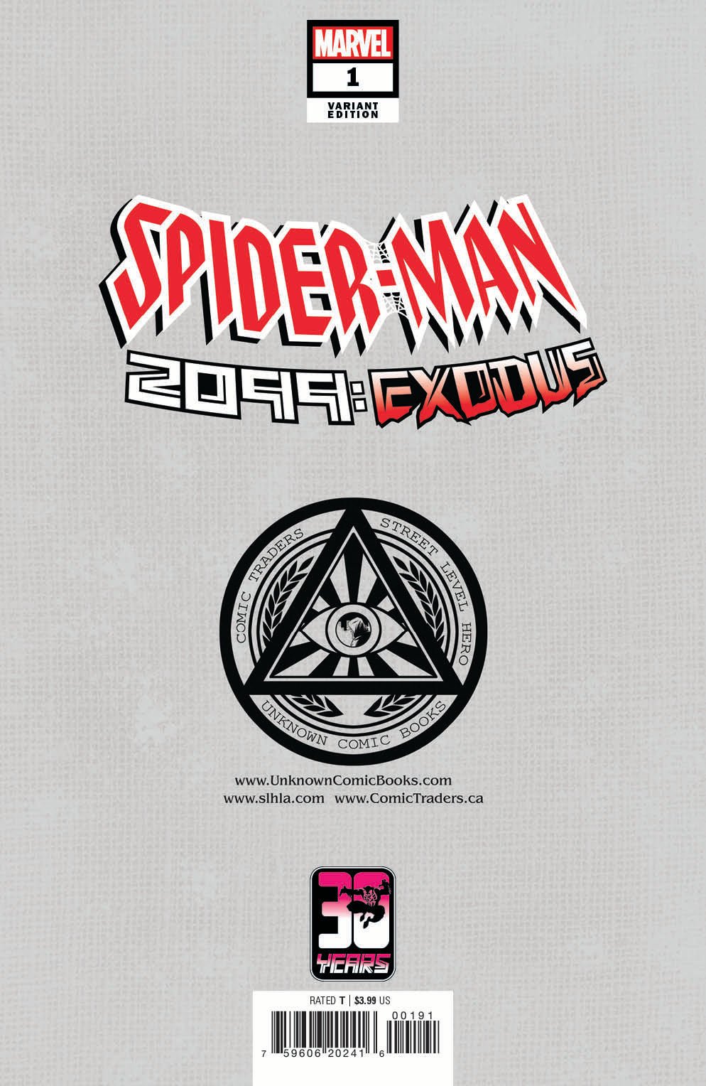 Spider - Man 2099: Exodus 1 Unknown Comics Alan Quah Exclusive Var (05/25/2022) - DelsBricks Toys & CollectiblesCOMIC BOOK EXCLUSIVEDelsBricks Toys & CollectiblesUnknown Comic Books