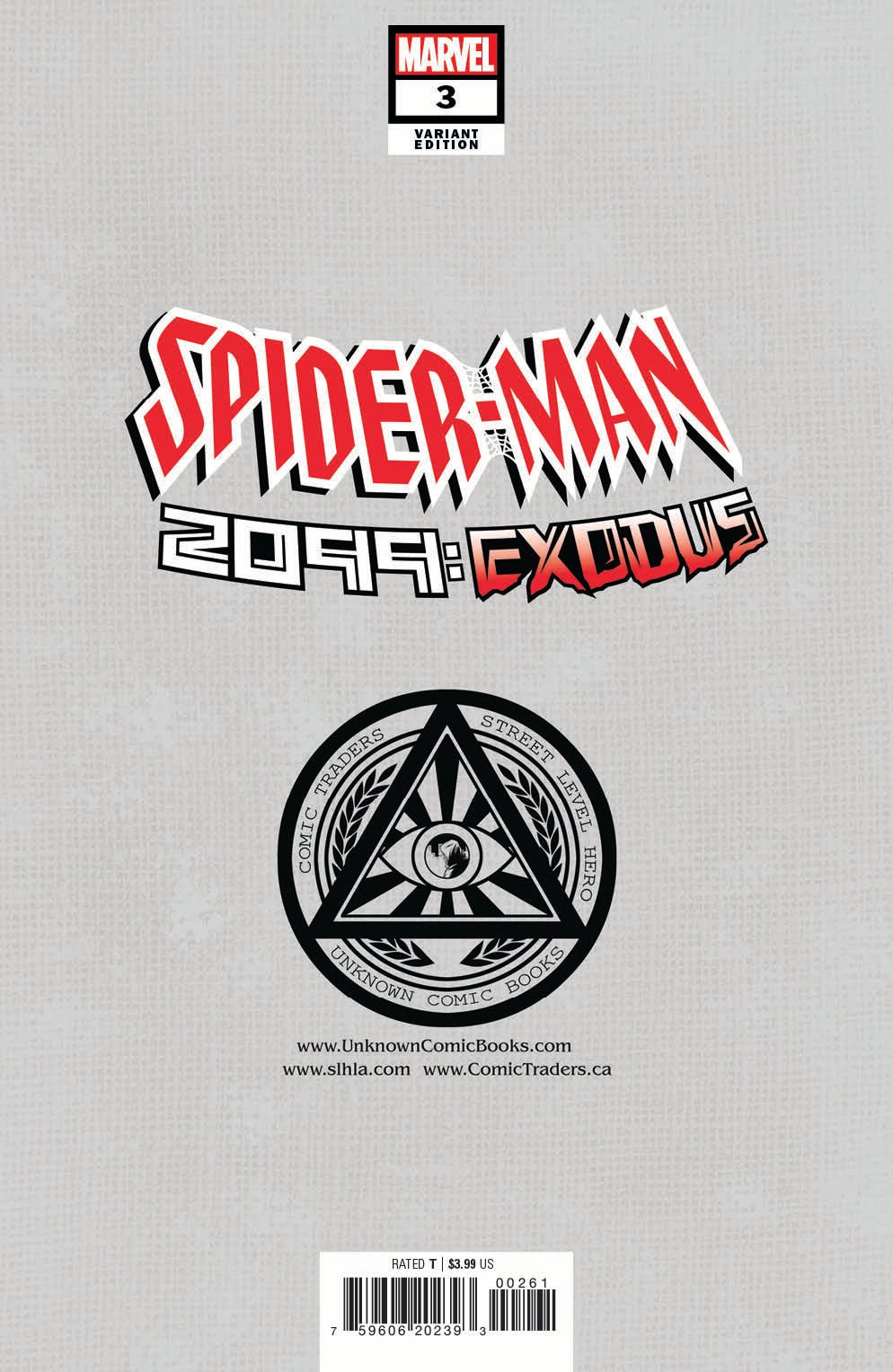 Spider - Man 2099: Exodus 3 Unknown Comics Alan Quah Exclusive Var (06/29/2022) - DelsBricks Toys & CollectiblesCOMIC BOOK EXCLUSIVEDelsBricks Toys & CollectiblesUnknown Comic Books
