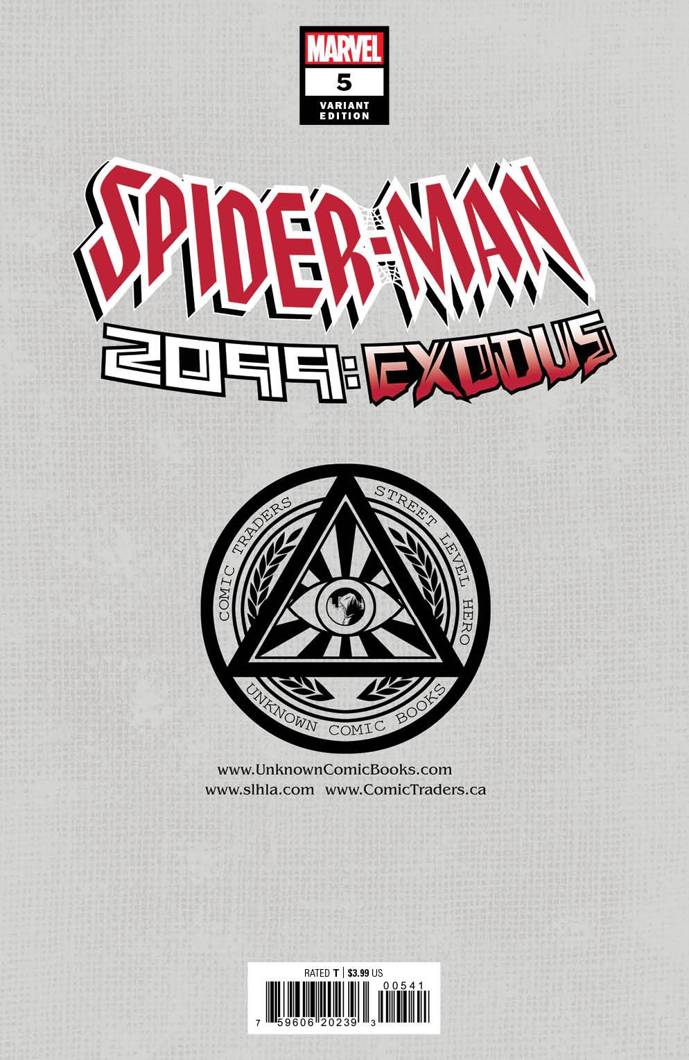 Spider - Man 2099: Exodus 5 Unknown Comics Alan Quah Exclusive Var (08/03/2022) - DelsBricks Toys & CollectiblesCOMIC BOOK EXCLUSIVEDelsBricks Toys & CollectiblesUnknown Comic Books