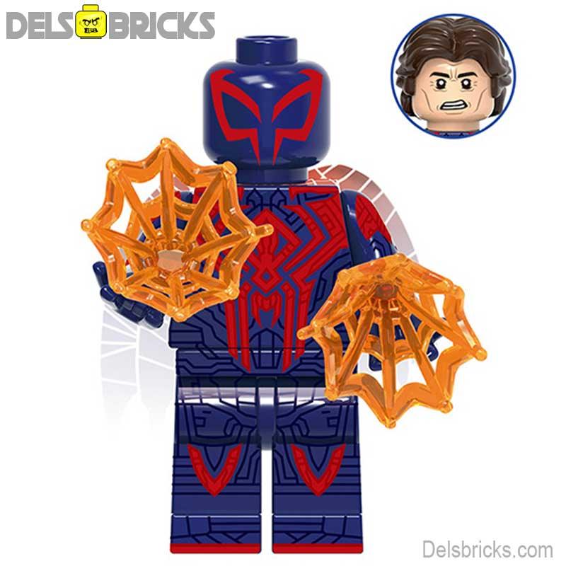 Spider - Man 2099 from Spiderman Across the Spider - verse Minifigures - DelsBricks MinifiguresSpiderman Lego MinifiguresDelsBricks MinifiguresDelsbricks.com