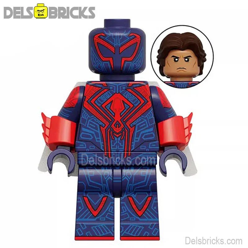 Spider - Man 2099 Spider - verse Lego Minifigures Custom Toys NEW - DelsBricks MinifiguresSpiderman Lego MinifiguresDelsBricks MinifiguresDelsbricks.com