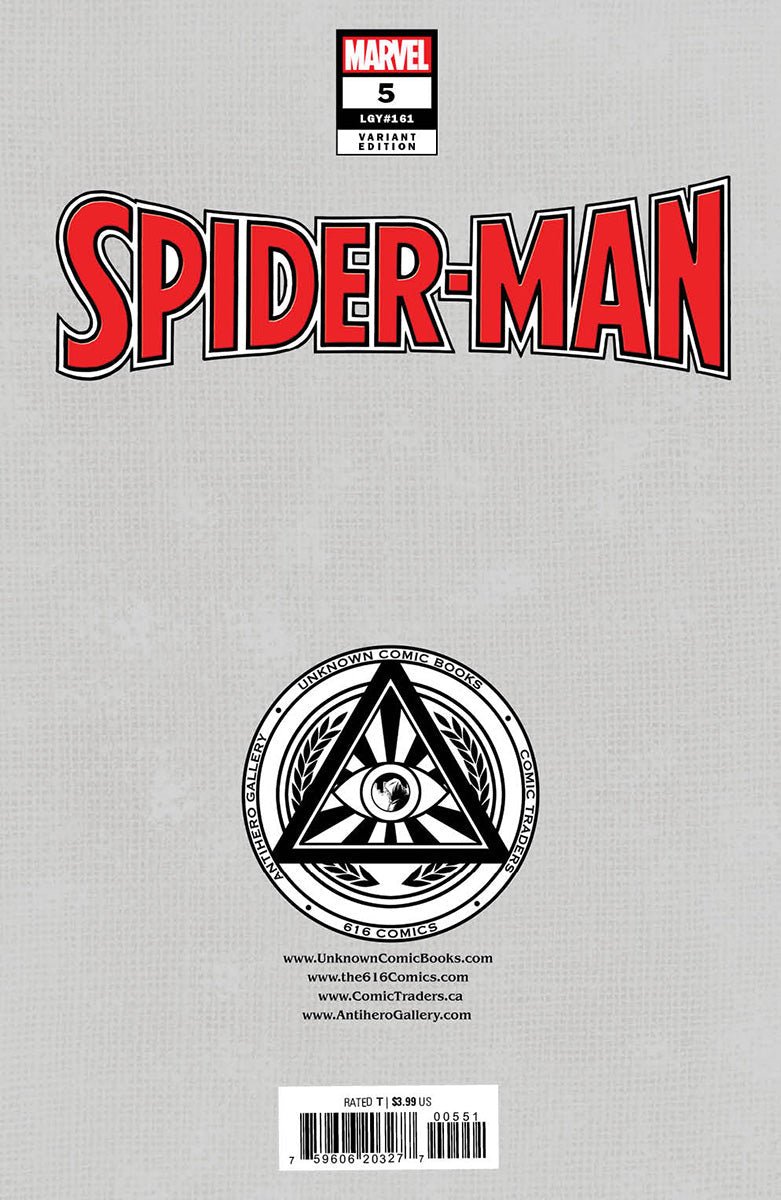 Spider - Man 5 Unknown Comics Dell'Otto Exclusive Var (02/15/2023) - DelsBricks Toys & CollectiblesCOMIC BOOK EXCLUSIVEDelsBricks Toys & CollectiblesUnknown Comic Books