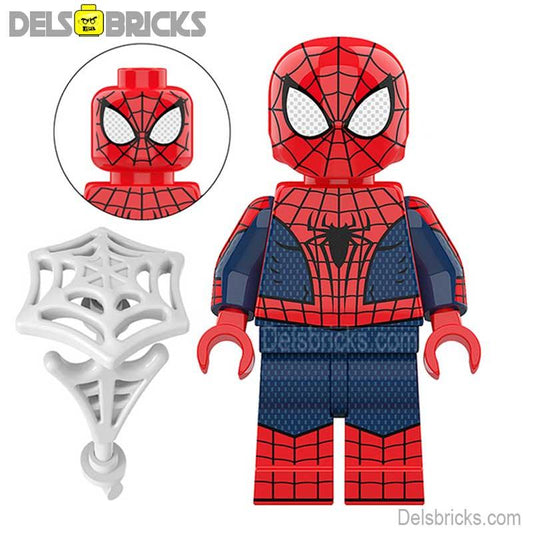 Spider - Man Andrew Garfield Lego Minifigures Custom Toys NEW - DelsBricks MinifiguresSpiderman Lego MinifiguresDelsBricks MinifiguresDelsbricks.com