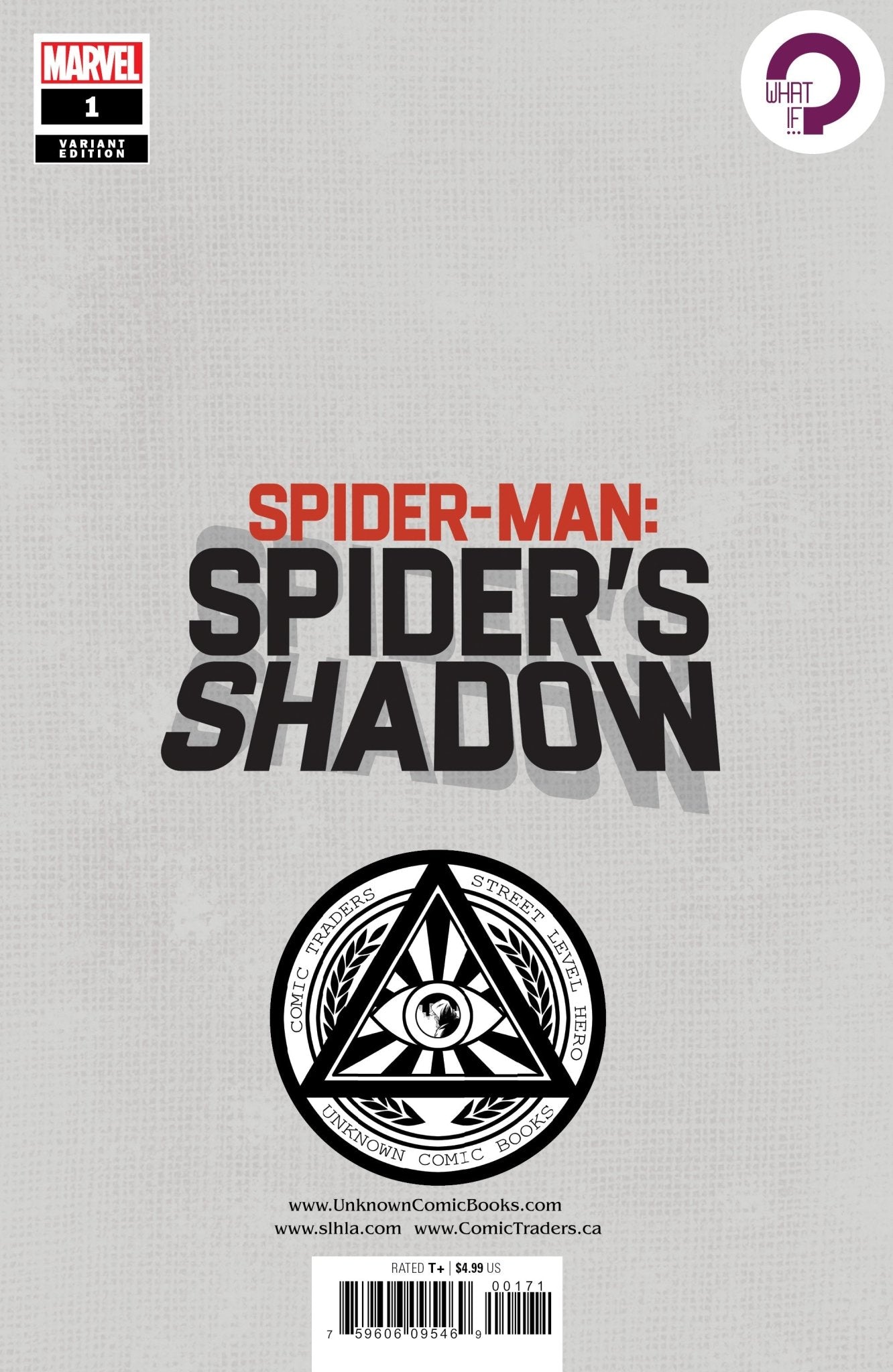 Spider - Man Spiders Shadow 1 (Of 4) Unknown Comics Miguel Mercado Exclusive Var (04/14/2021) - DelsBricks Toys & CollectiblesCOMIC BOOK EXCLUSIVEDelsBricks Toys & CollectiblesUnknown Comic Books