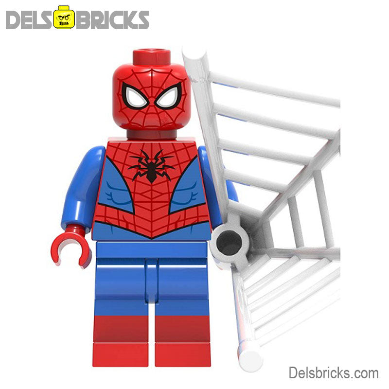 Spider-Man Classic Comic Book version Spiderman Minifigures Spiderman Lego Minifigures Delsbricks.com   