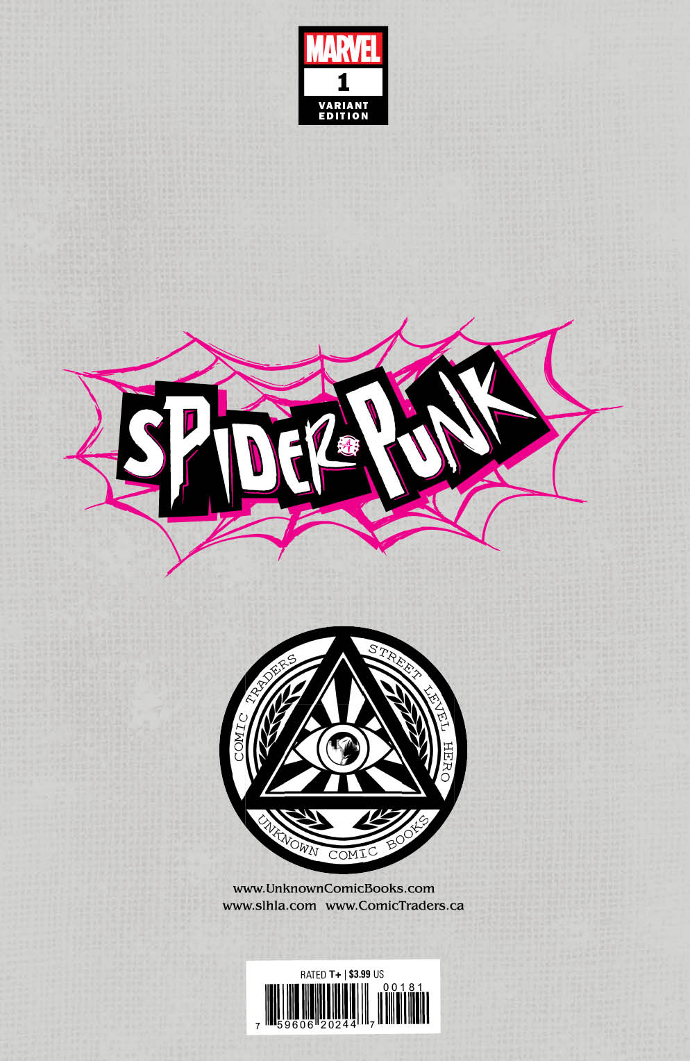 Spider - Punk 1 Unknown Comics Tony Daniel Exclusive Var (04/06/2022) - DelsBricks Toys & CollectiblesCOMIC BOOK EXCLUSIVEDelsBricks Toys & CollectiblesUnknown Comic Books