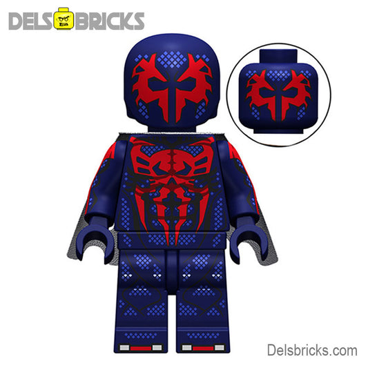 Spider-Man 2099 Across the Spider-verse Minifigures Spiderman Lego Minifigures Delsbricks.com   