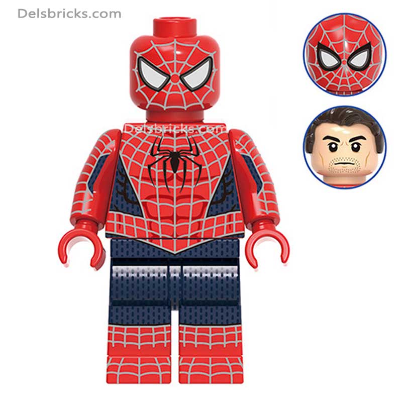 Spiderman (Tobey Maguire) Spiderman Lego Minifigures Delsbricks.com   