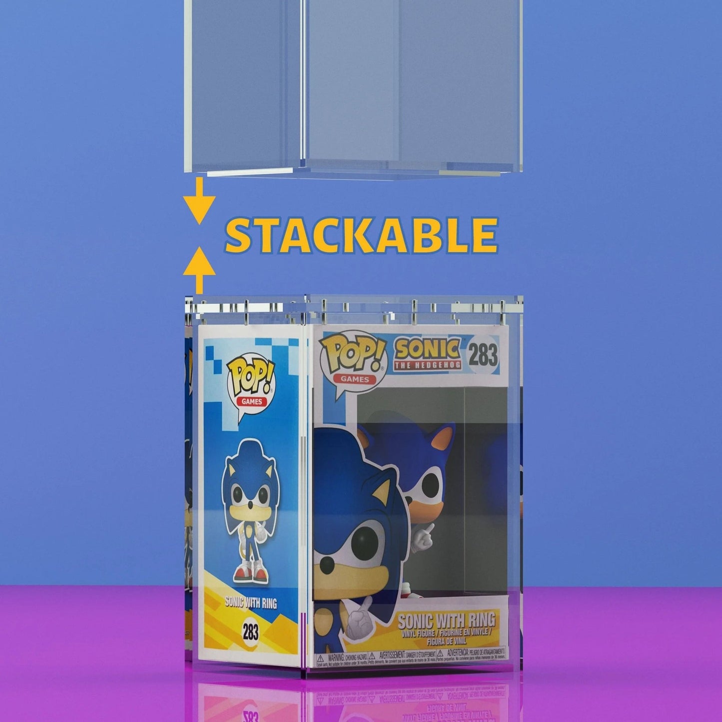 Standard Size Hard Protectors 2 - Count Mighty Guards (Compatible with - 4" Funko POP! ) - Stackable with Magnetic Lid - DelsBricks MinifiguresPop! AccessoryDelsBricks MinifiguresTHE MIGHTY HOBBY SHOP