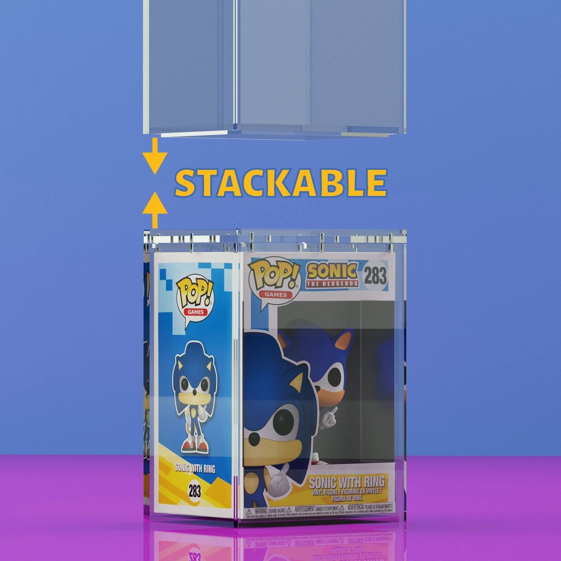 Standard Size Hard Protectors 2 - Count Mighty Guards (Compatible with - 4" Funko POP! ) - Stackable with Magnetic Lid - DelsBricks MinifiguresPop! AccessoryDelsBricks MinifiguresTHE MIGHTY HOBBY SHOP