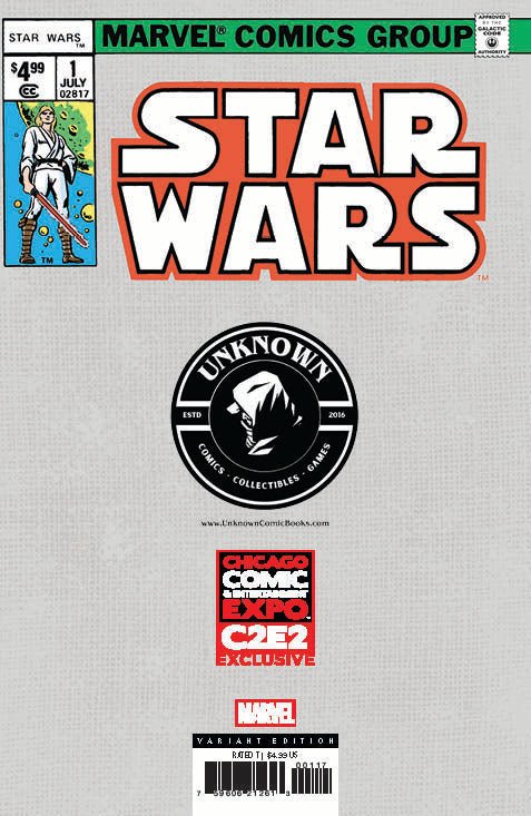 Star Wars 1 Facsimile Unknown Comics David Nakayama C2E2 2025 | Star Wars Celebration 2025 Exclusive Var (04/09/2025) - DelsBricks Toys & CollectiblesCOMIC BOOKDelsBricks Toys & CollectiblesUnknown Comic Books