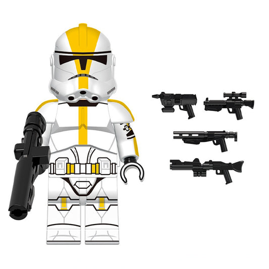 Lego Star Wars Minifigures | 327th Star Corps Clone Trooper with Extra blasters Lego Star Wars Minifigures Delsbricks.com   