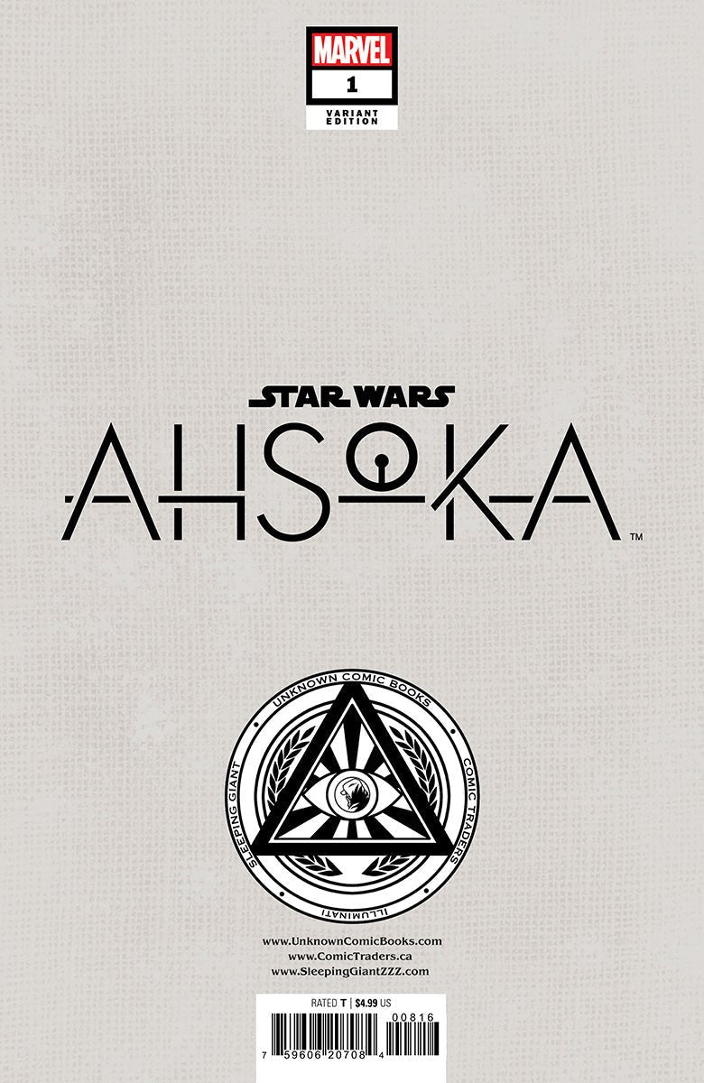 Star Wars: Ahsoka 1 Unknown Comics David Nakayama Virgin Exclusive Var (07/10/2024) - DelsBricks Toys & CollectiblesCOMIC BOOKDelsBricks Toys & CollectiblesUnknown Comic Books