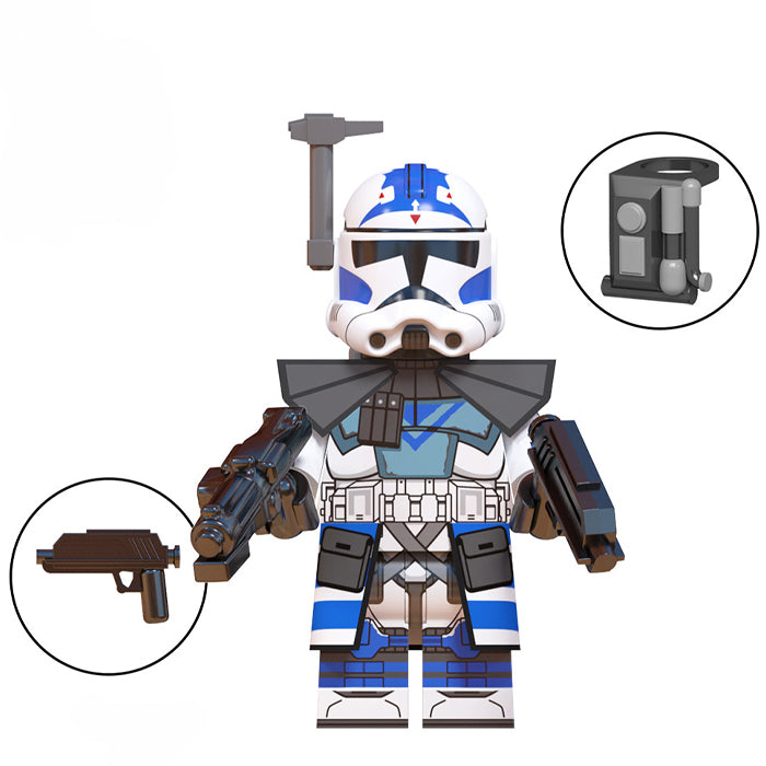Fives 501st Legion Clone trooper Lego Star Wars Minifigures Delsbricks.com   