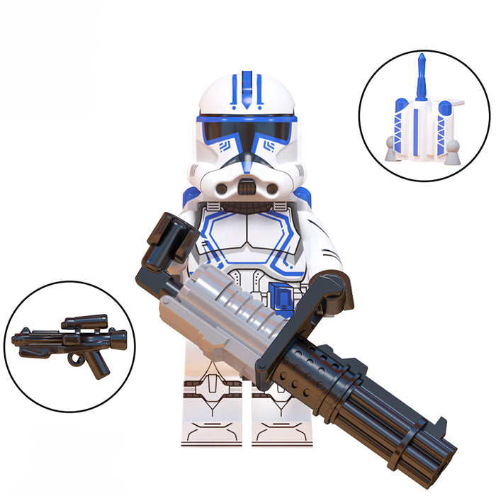501st Legion Hardcase Clone trooper Lego Star Wars Minifigures Delsbricks.com   