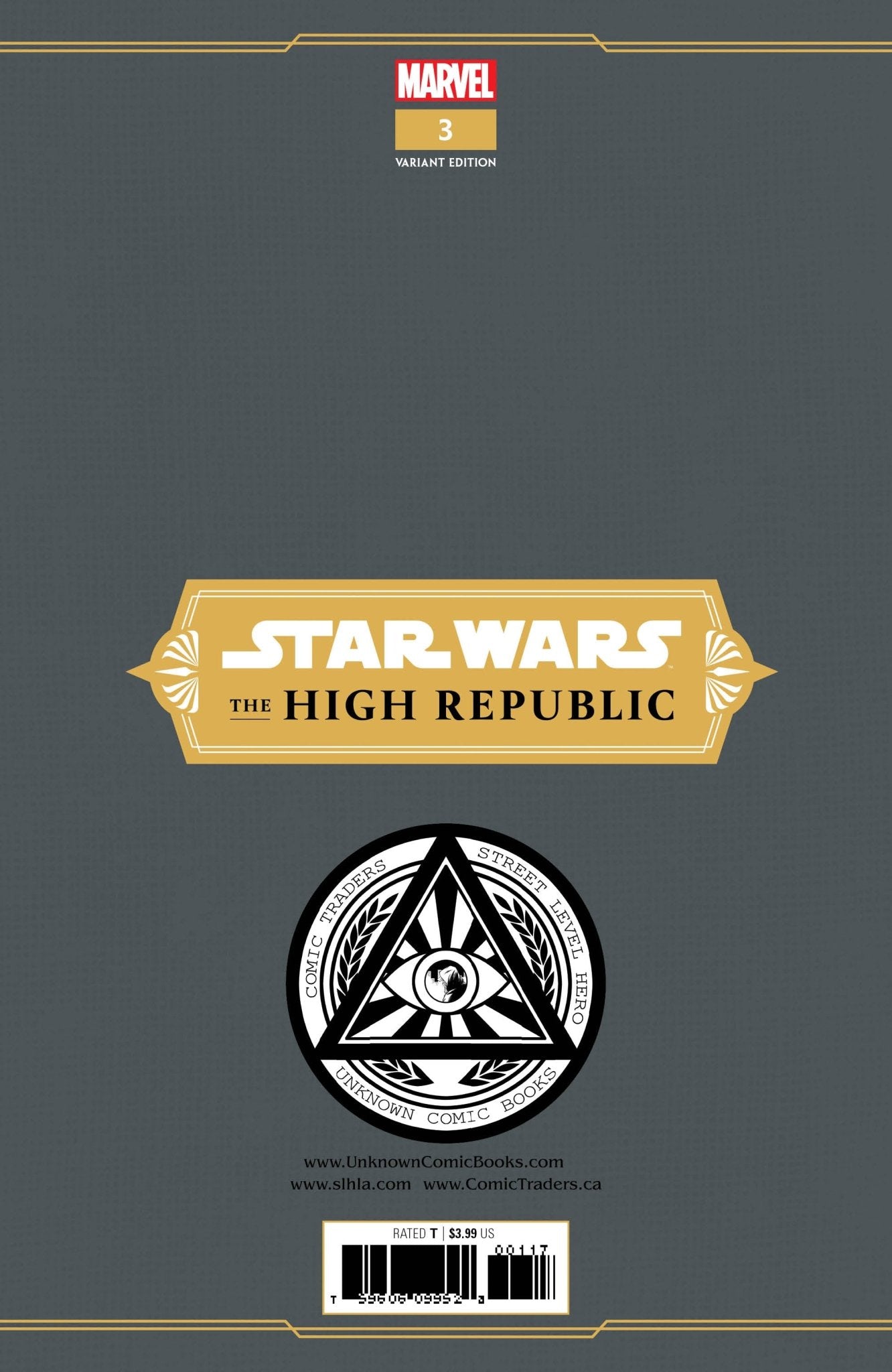 Star Wars High Republic 3 Unknown Comic Luke Ross Exclusive Var (03/03/2021) - DelsBricks Toys & CollectiblesCOMIC BOOK EXCLUSIVEDelsBricks Toys & CollectiblesUnknown Comic Books