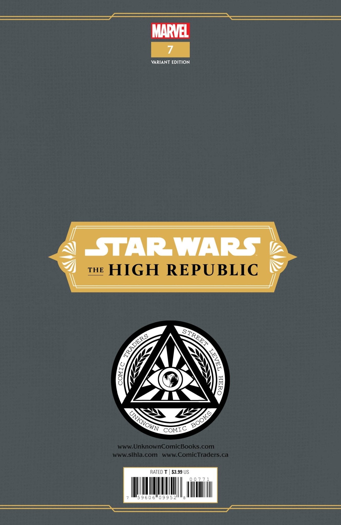 Star Wars High Republic 8 Unknown Comics Marco Turini Exclusive Virgin Var (08/11/2021) - DelsBricks Toys & CollectiblesCOMIC BOOK EXCLUSIVEDelsBricks Toys & CollectiblesUnknown Comic Books