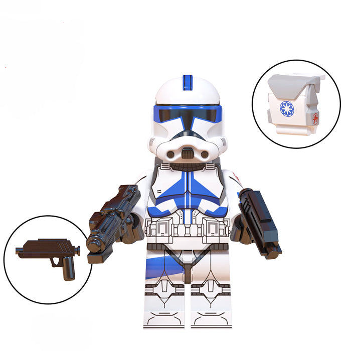 501st Legion Kix Clone trooper Lego Star Wars Minifigures Delsbricks.com   