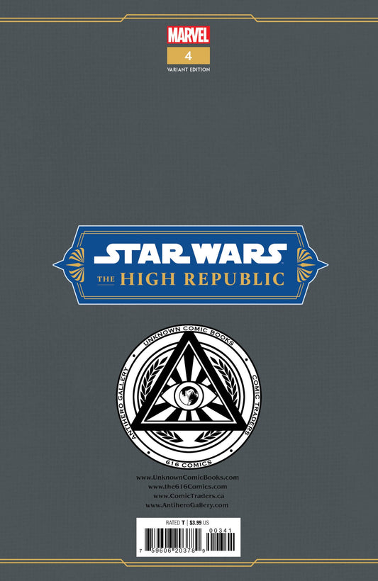 Star Wars: The High Republic 4 Unknown Comics Tyler Kirkham Exclusive Var (01/11/2023) - DelsBricks Toys & CollectiblesCOMIC BOOK EXCLUSIVEDelsBricks Toys & CollectiblesUnknown Comic Books