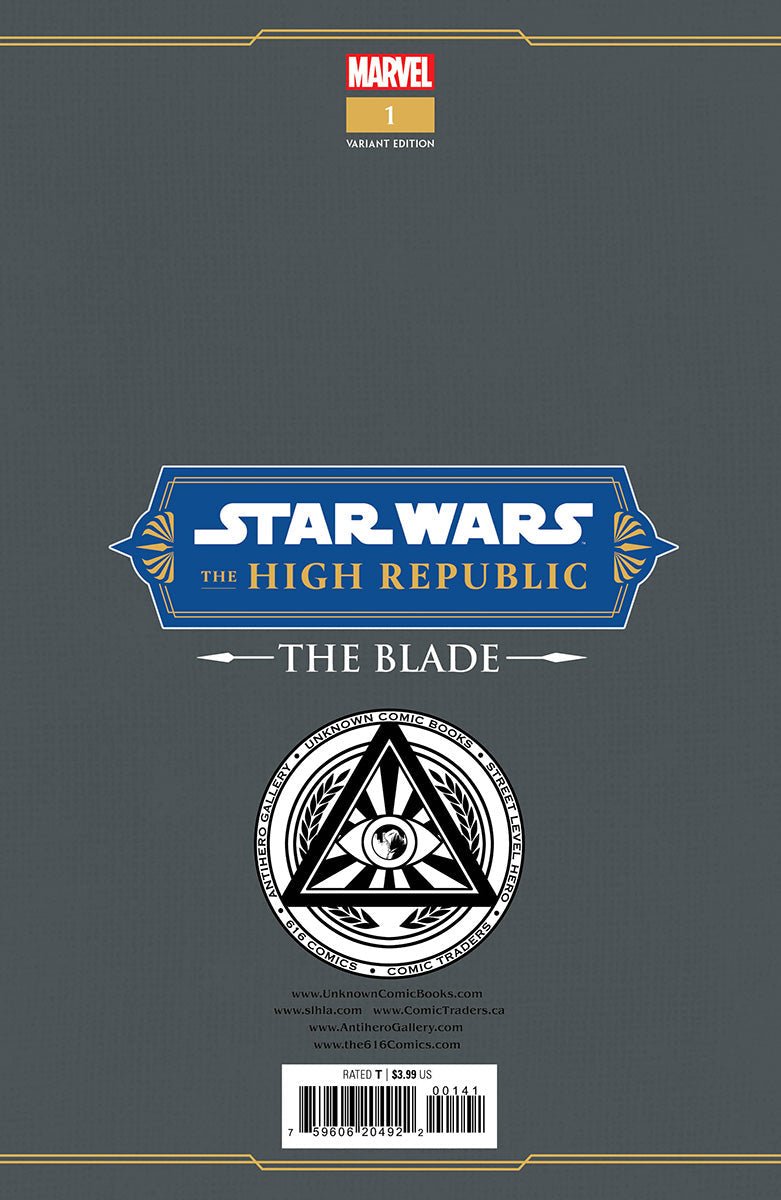 Star Wars: The High Republic - The Blade 1 Unknown Comics Paolo Villanelli Exclusive Var (11/23/2022) (12/28/2022) - DelsBricks Toys & CollectiblesCOMIC BOOK EXCLUSIVEDelsBricks Toys & CollectiblesUnknown Comic Books