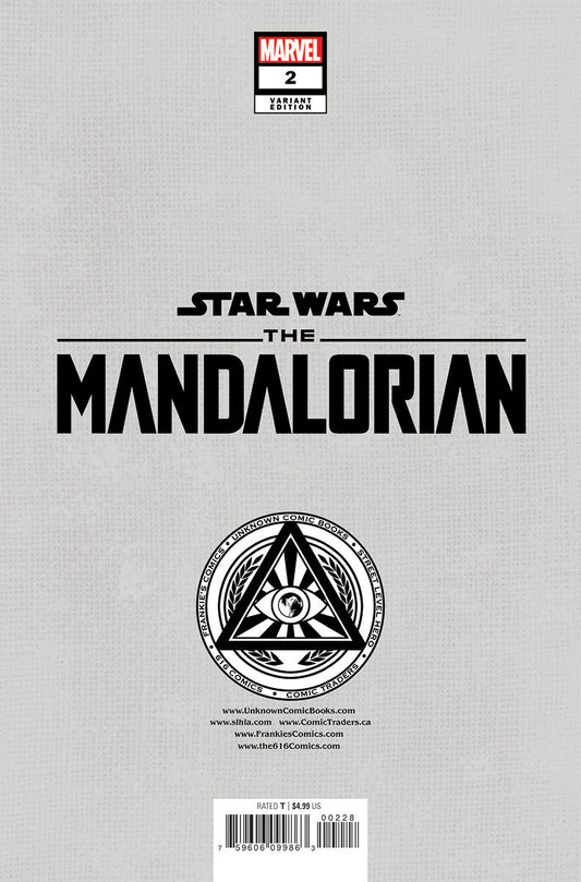 Star Wars: The Mandalorian 2 Unknown Comics Todd Nauck Virgin Exclusive Var (08/17/2022) - DelsBricks Toys & CollectiblesCOMIC BOOK EXCLUSIVEDelsBricks Toys & CollectiblesUnknown Comic Books