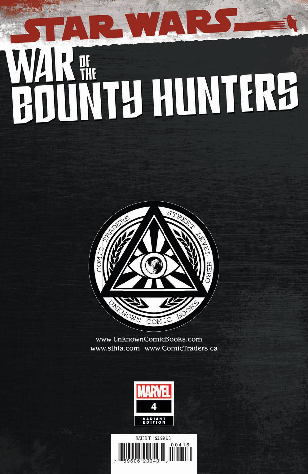 Star Wars War Bounty Hunters 4 (Of 5) Unknown Comics Tyler Kirkham Exclusive Var (09/08/2021) - DelsBricks Toys & CollectiblesCOMIC BOOK EXCLUSIVEDelsBricks Toys & CollectiblesUnknown Comic Books