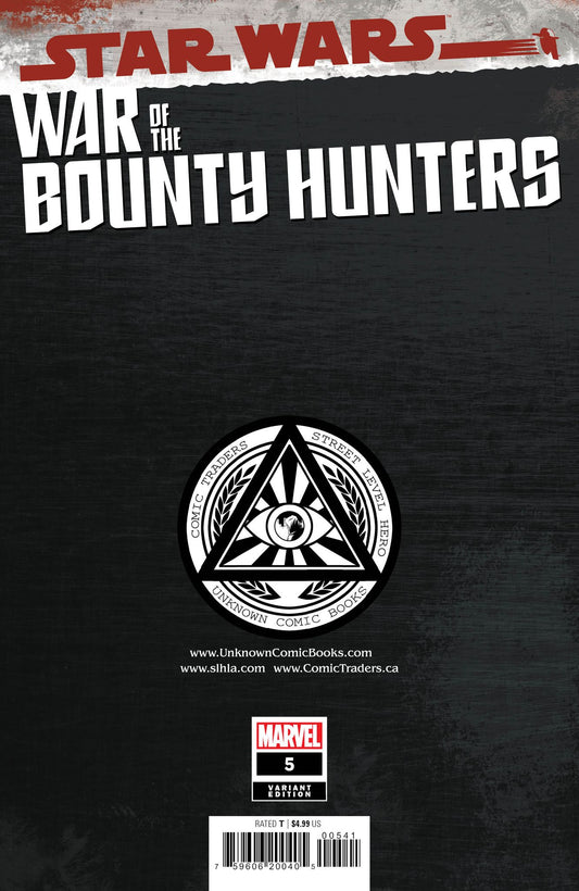 Star Wars War Bounty Hunters 5 (Of 5) Unknown Comics Gerald Parel Exclusive Var (10/06/2021)(10/13/2021) - DelsBricks Toys & CollectiblesCOMIC BOOK EXCLUSIVEDelsBricks Toys & CollectiblesUnknown Comic Books