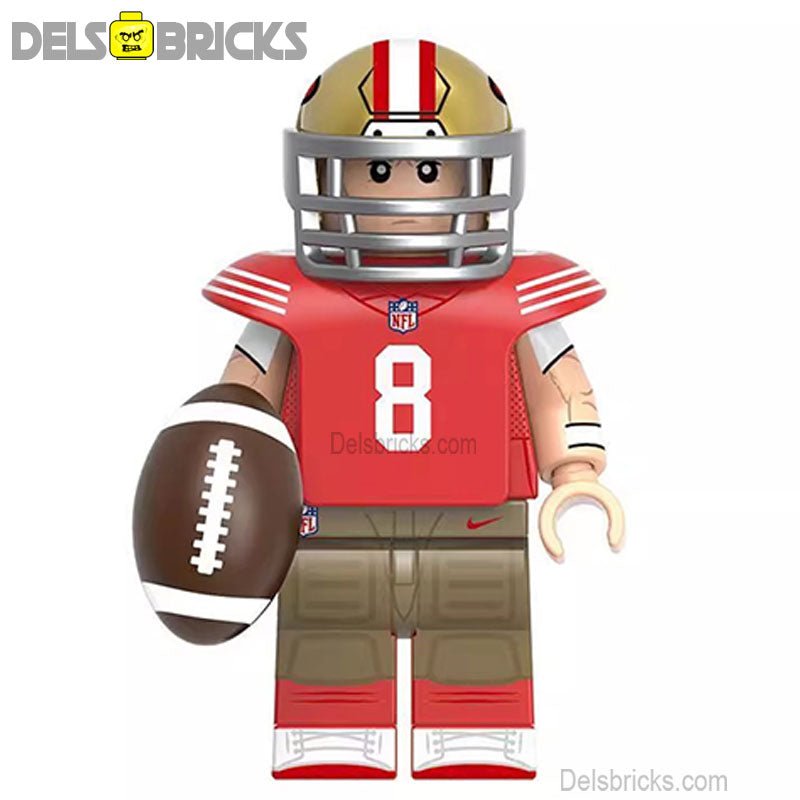 Steve Young NFL Football Legends Lego Minifigures Custom sports Toys - DelsBricks MinifiguresMinifiguresDelsBricks MinifiguresDelsbricks