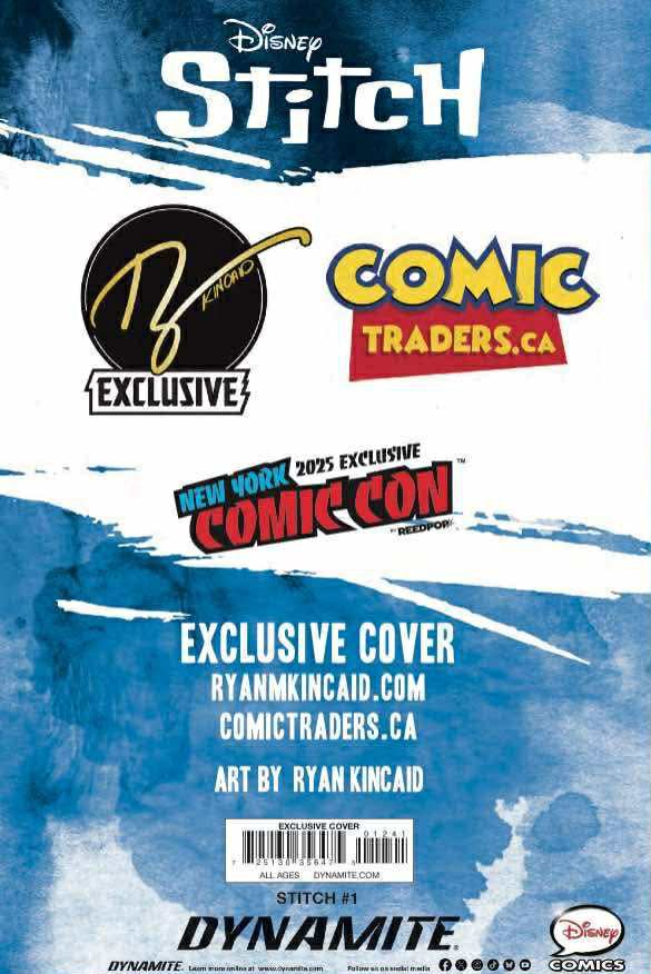 Stitch 1 - NYCC 2025 Exclusive Ryan Kincaid Variant (10/21/25) - DelsBricks Toys & CollectiblesCOMIC BOOKDelsBricks Toys & CollectiblesUnknown Comic Books