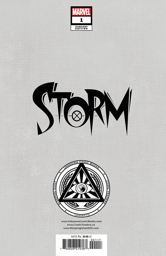Storm 1 Unknown Comics Exclusive David Nakayama Var (10/02/2024) - DelsBricks Toys & CollectiblesCOMIC BOOKDelsBricks Toys & CollectiblesUnknown Comic Books